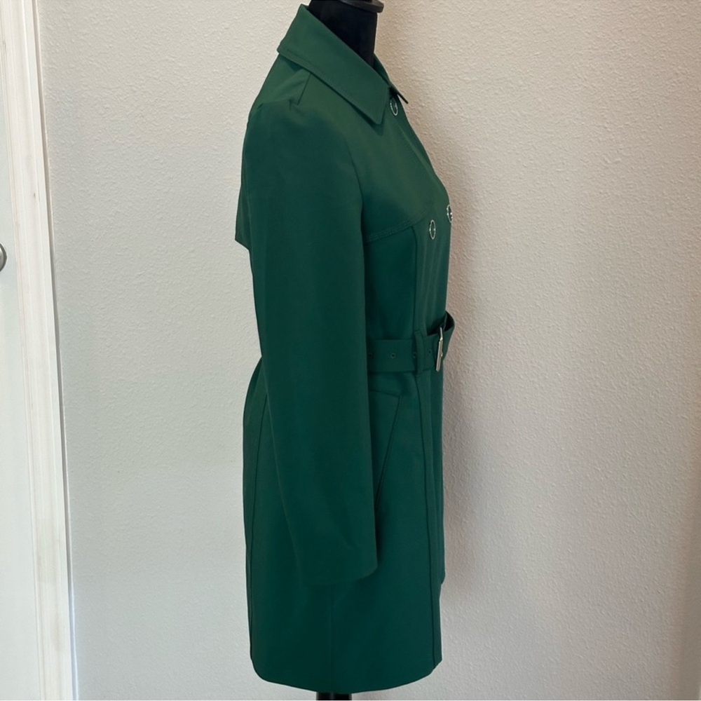 NWT - Express Vibrant Green Trench Coat - Picture 7 of 11